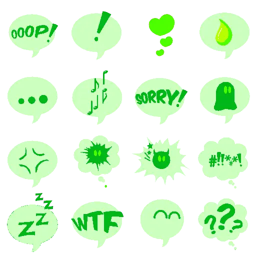 Green_holidays_emoticons